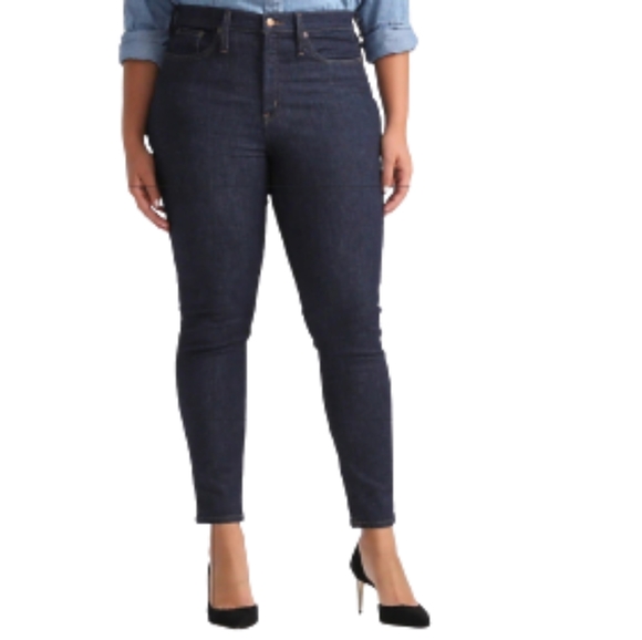 J. CREW 9" High Rise Skinny Classic Blue Wash NEW